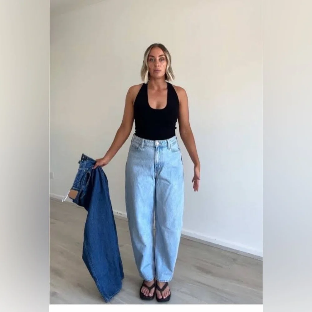 &DENIM Curvy Fit Barrel NWOT 💯 Cotton - Picture 4 of 7